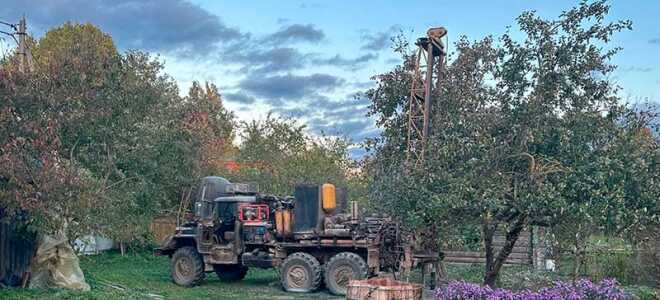Как производится бурение скважины на воду