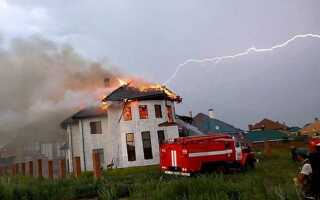 Как выполнить молниезащиту частного дома