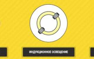Принципы работы и характеристика освещения индукционных ламп