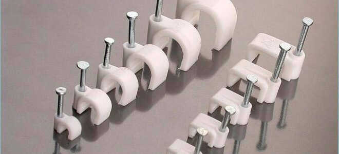 Виды клипс для крепления проводов — Сам электрик