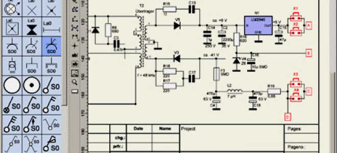 Splan – программа для черчения электрических и электронных схем