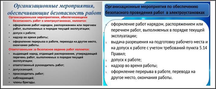 Два аспекта организационных мер ЭБ