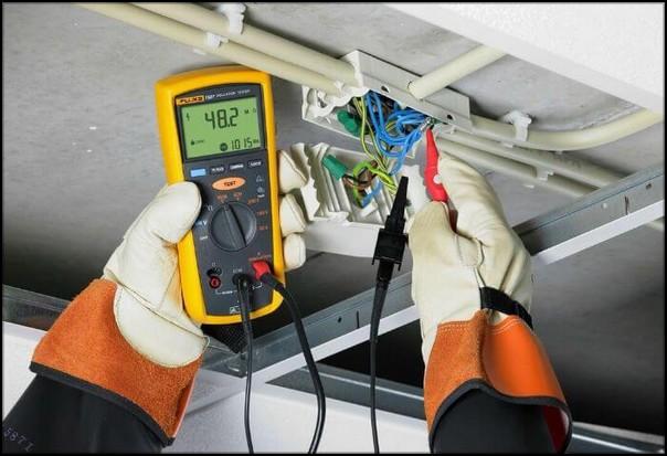 Измерение цифровым мегаомметром