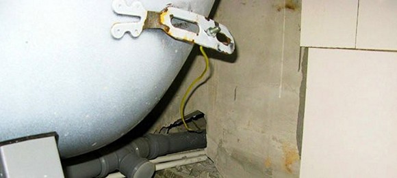 Заземление ванны 6