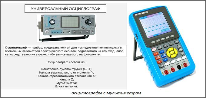 Осциллограф с мультиметром