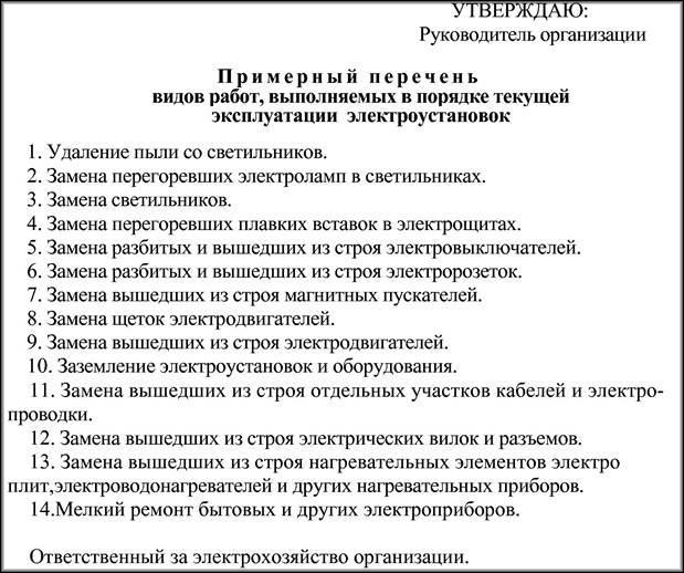 перечень