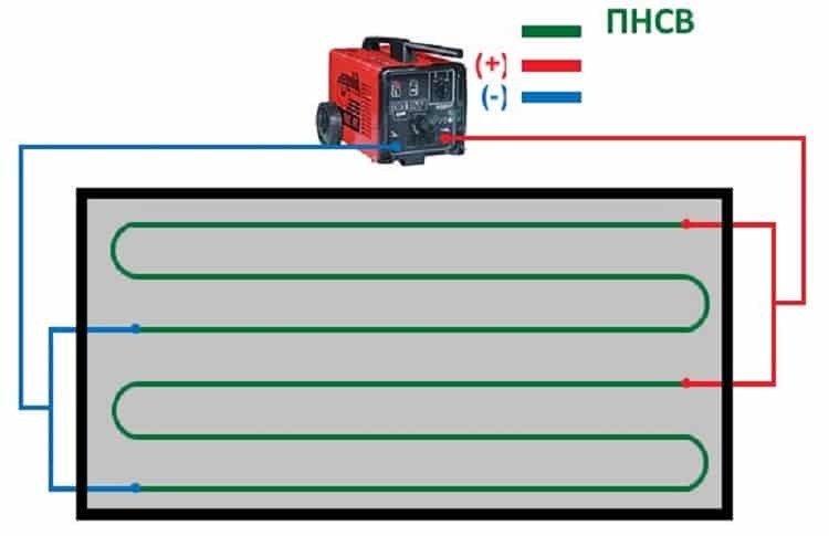 Подключение ПНСВ к сварочному аппарату
